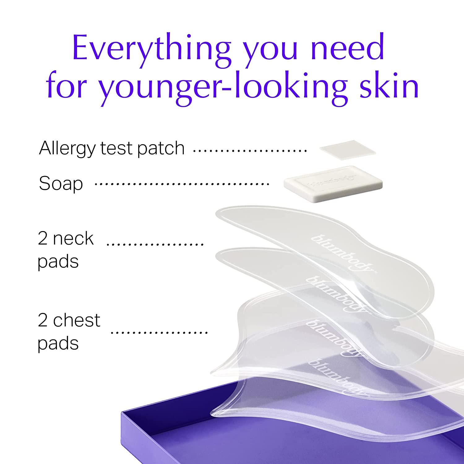 Crepe Erase Chest Wrinkle Pad | Reusable Anti Aging Skin Firming Tightening & Moisturizing Patch, Overnight Wrinkle Remover Treatment - Reusable Up