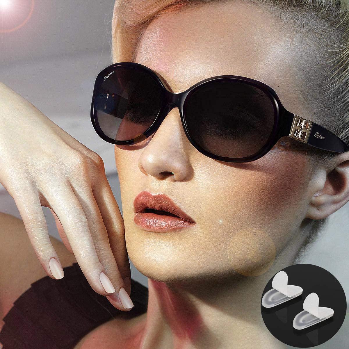 Cat eye sunglasses with nose pads sales