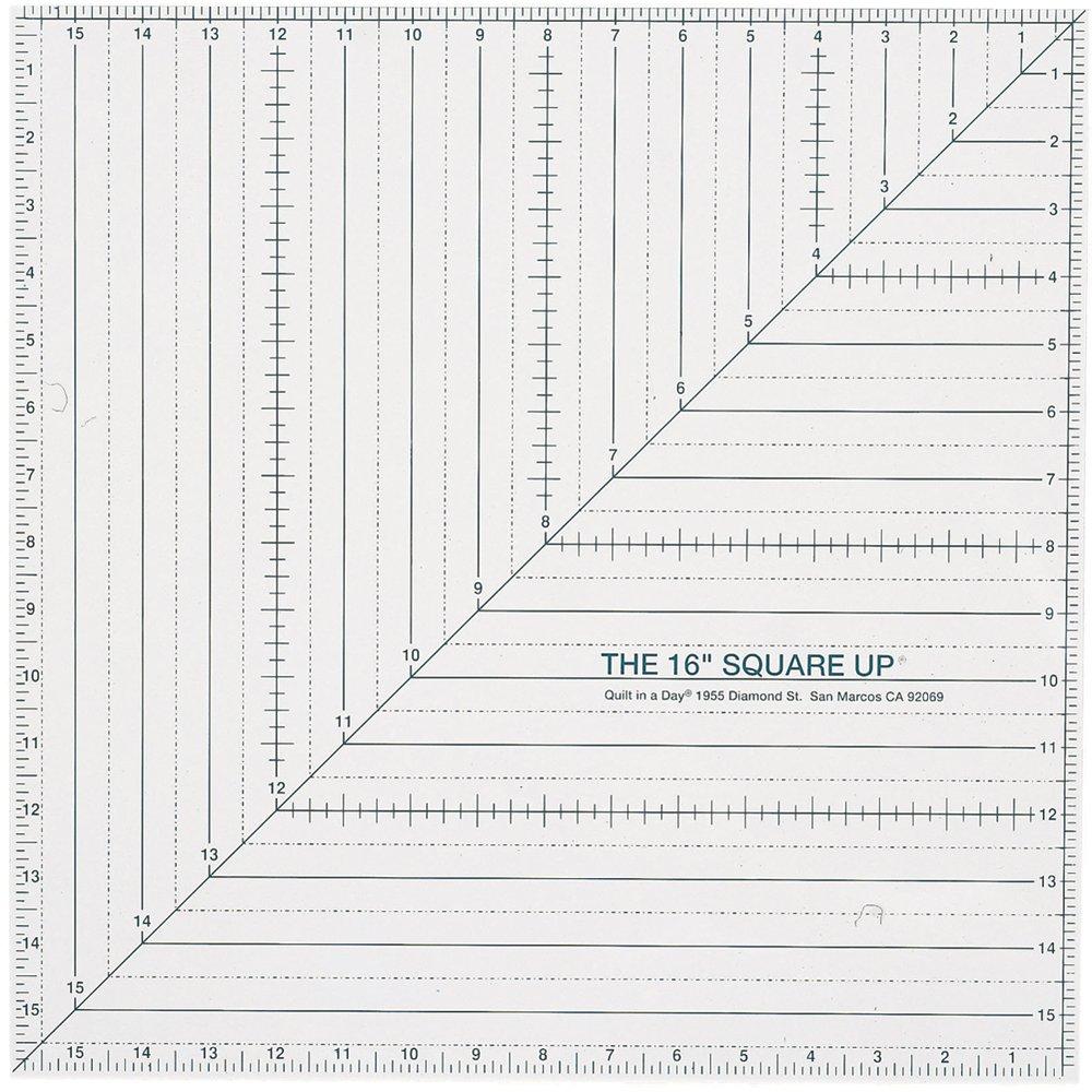 Quilt In A Day 16x16 Square Up Ruler - Precision Quilting Tool | Buy ...