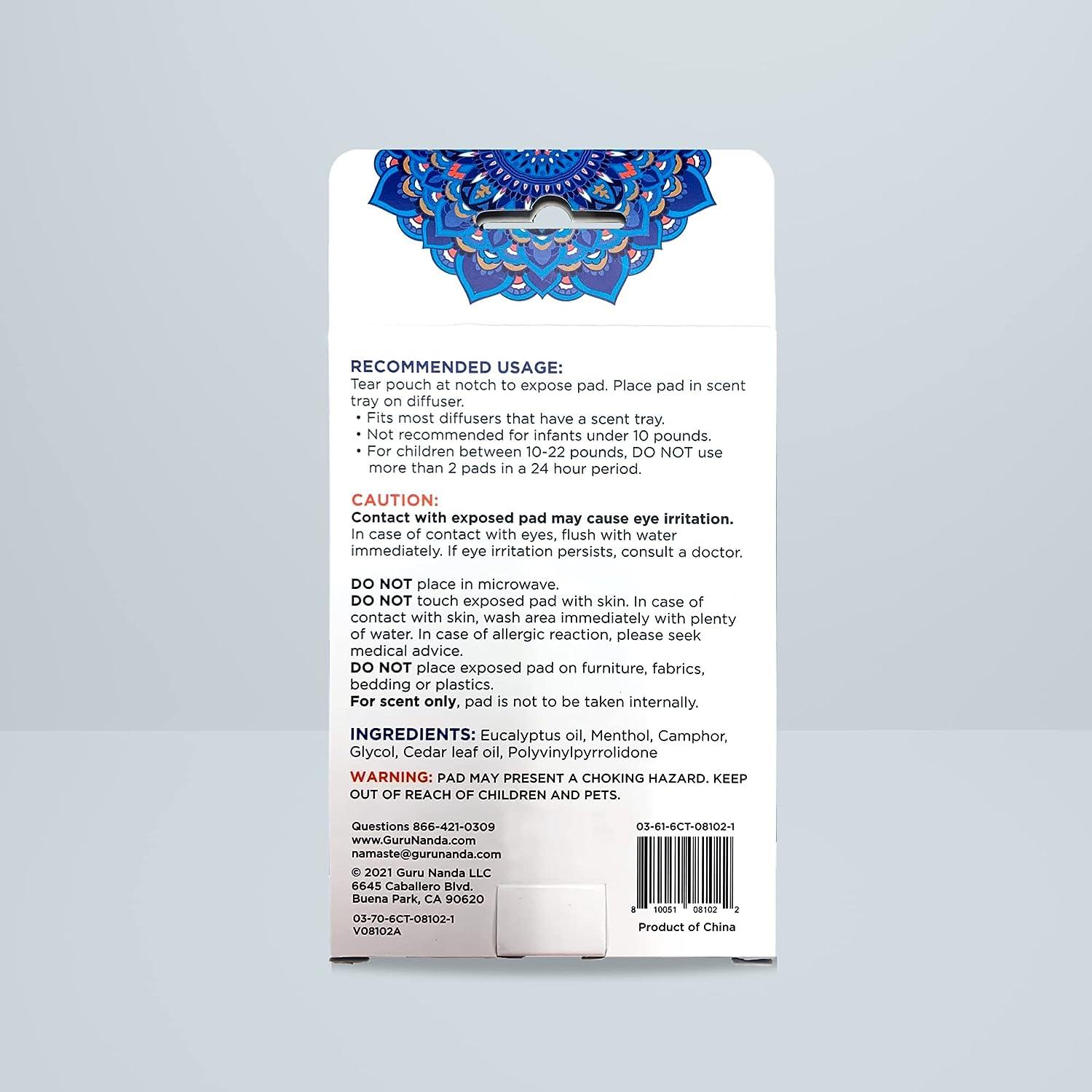 GuruNanda Humidifier Vaporizer Vapor Pads for Humidifier Waterless