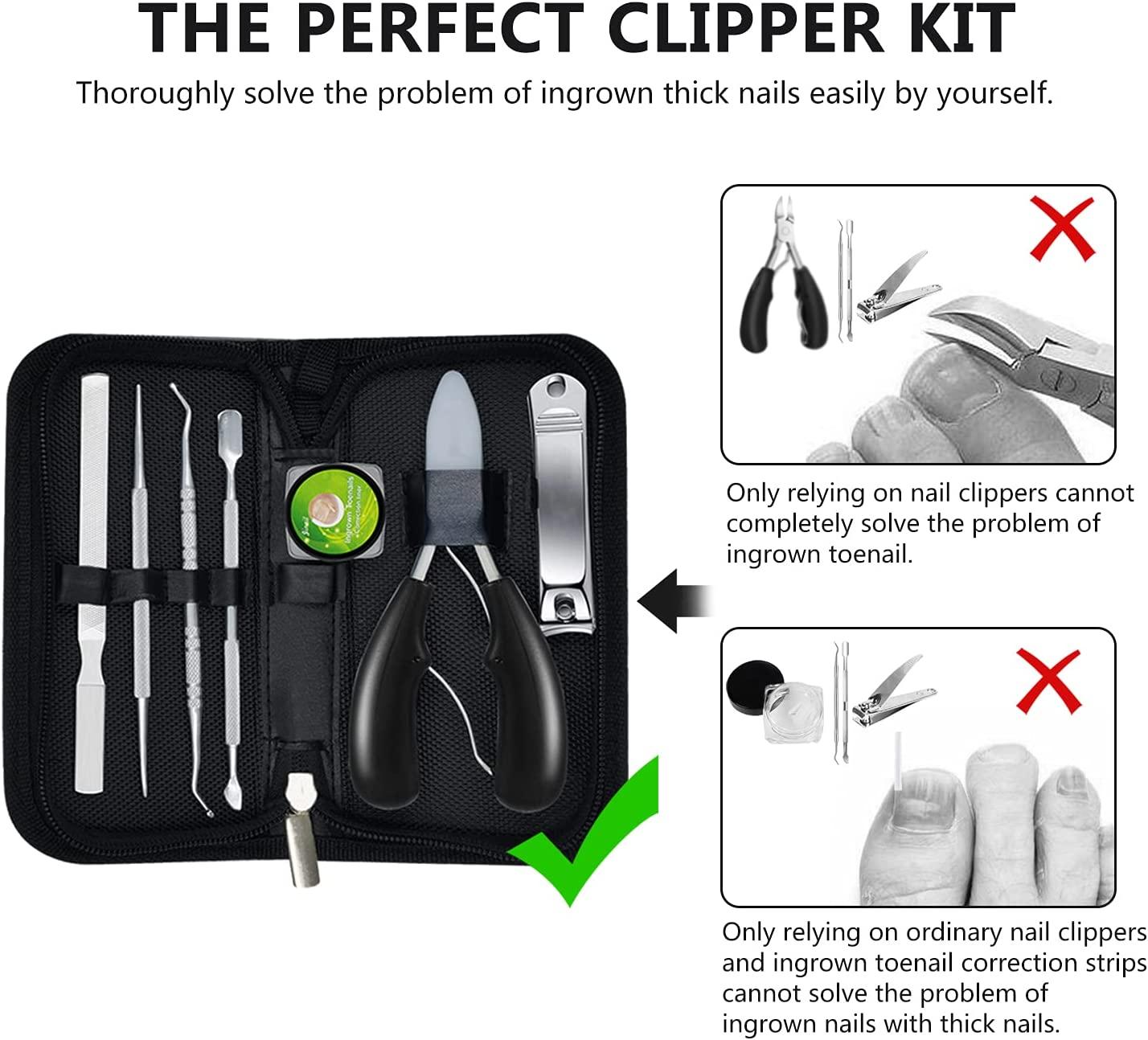 Ingrown Toenail Tool Kit, Professional Podiatrist Nail Clippers