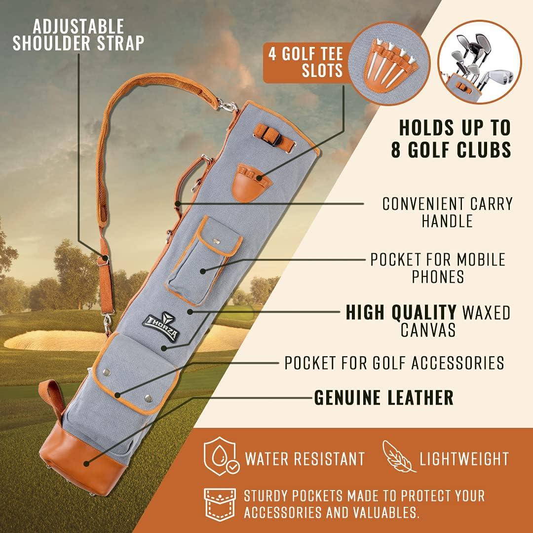 Genuine Leather Custom Golf Bag