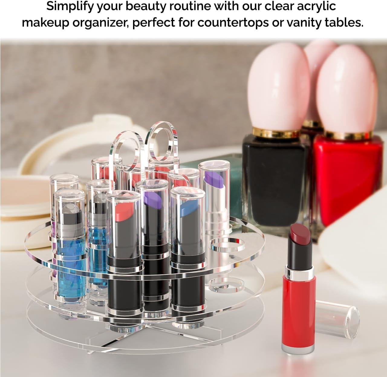 Buy Marketing Holders Lucite Lipstick Cosmetic Holder 12 Slot