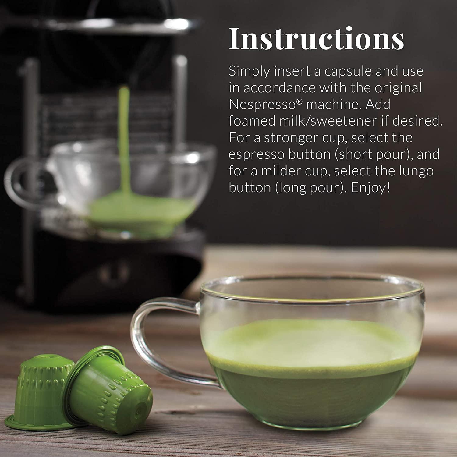 Matcha Latte Capsules Nespresso Nespresso Compatible Matcha Latte