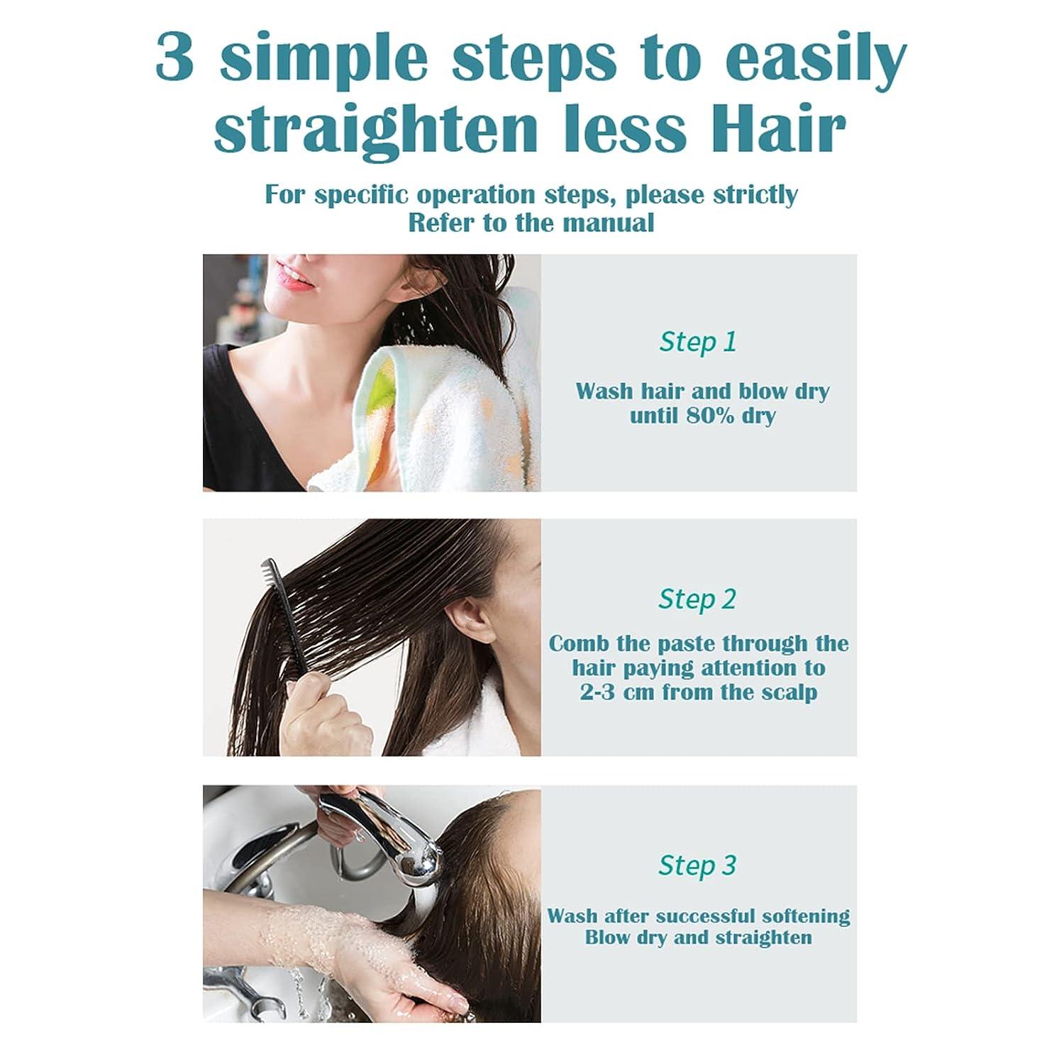 PORAAN Silk & Gloss Protein Hair Straightening Cream 2023 Maigoole