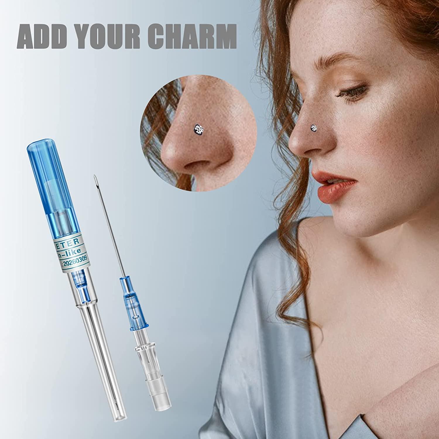 Catheter Needles 5Pcs Piercing Needles 22 Gauge IV Catheter Needles