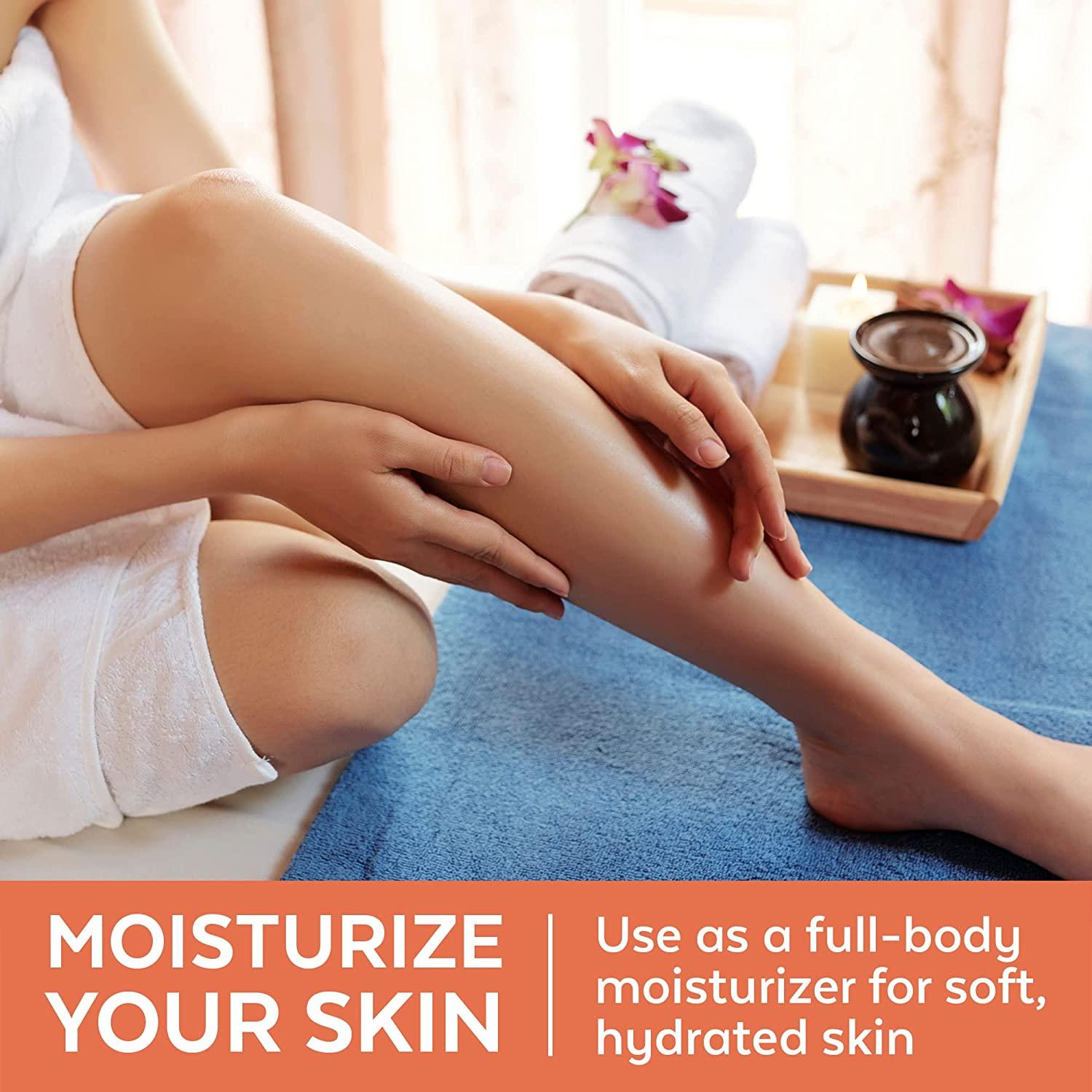 Certified Organic Unscented Massage Oil NonGreasy Formula for Muscle