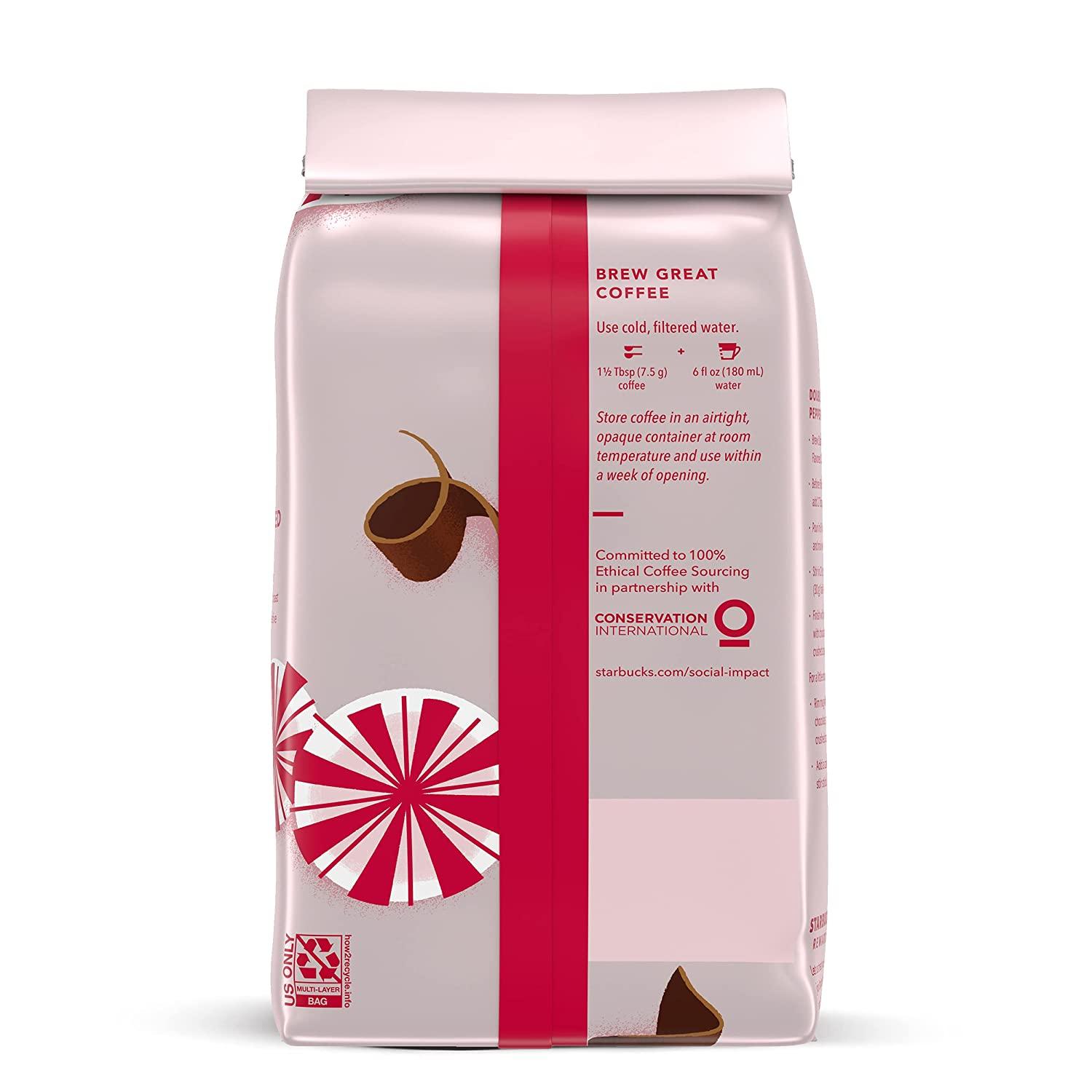 Starbucks Gingerbread Naturally Flavored Ground Coffee, 100% Arabica, 1 Bag  (17 Oz)