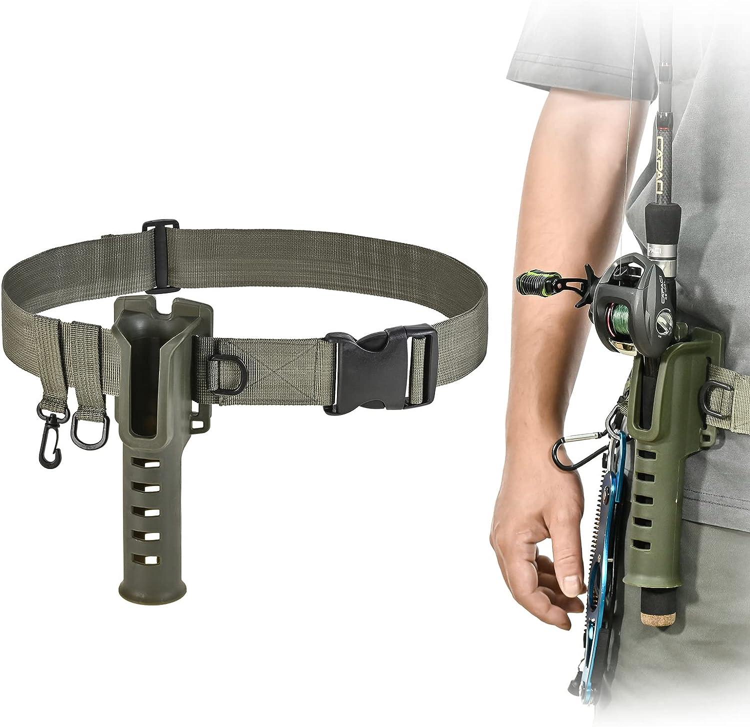 Fishing Waist Belt Rod Holder, Wading Belt Gear, Fishing Rod Belt