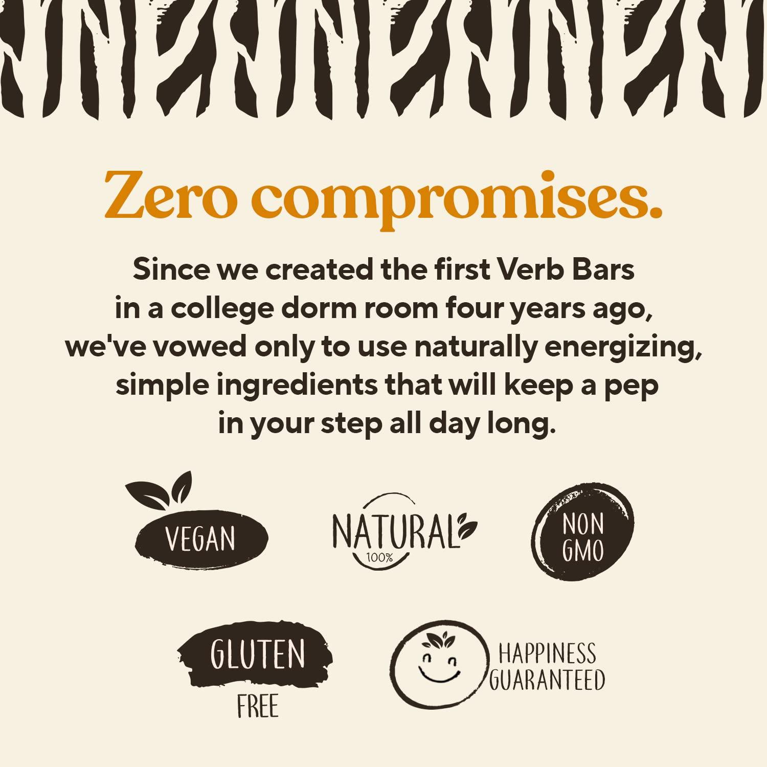 Verb Variety Pack 15 Caffeinated Energy Bars in 3 Flavors 90