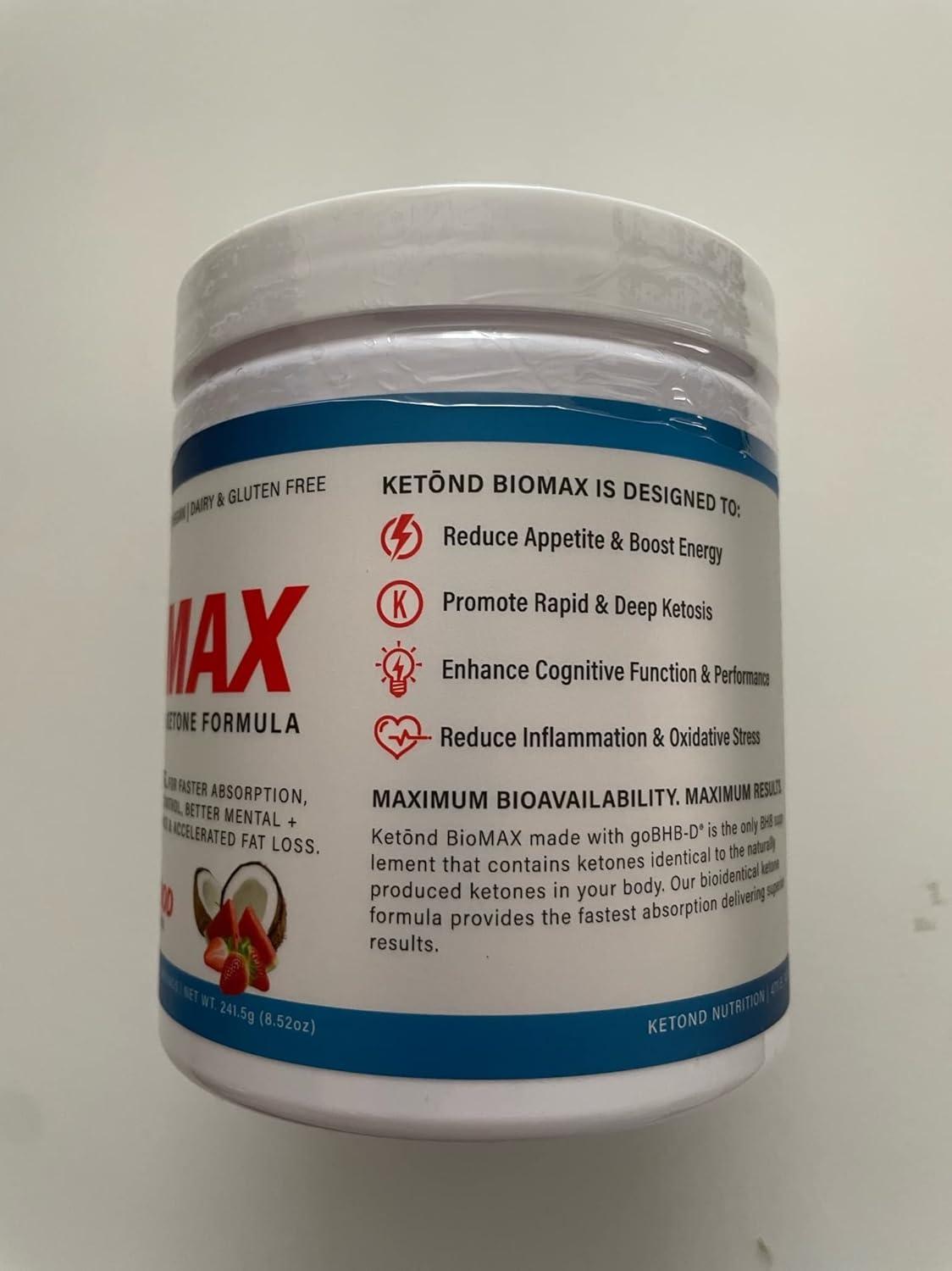 Ketond BioMAX Ketones 11.7g D BHB + SolaThin Acetyl L Carnitine for Rapid  Weight Loss - Tigers Blood (15 Servings) | Buy Now with Express  International Delivery
