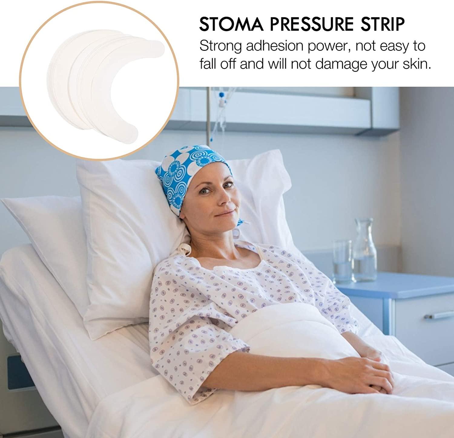 Healifty 20Pcs Skin Barrier Strip Elastic Ostomy Barrier Tape