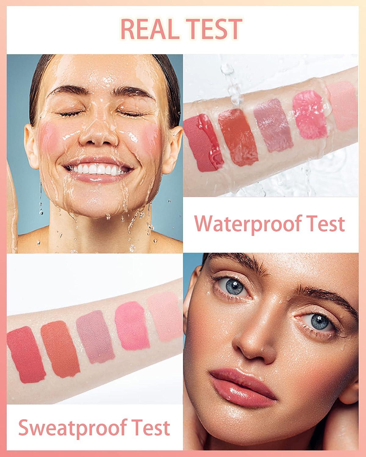 Velvet Liquid Blush Wand Creme Blush Makeup Stick Soft Cream Blush Beauty Makeup Dual Use for