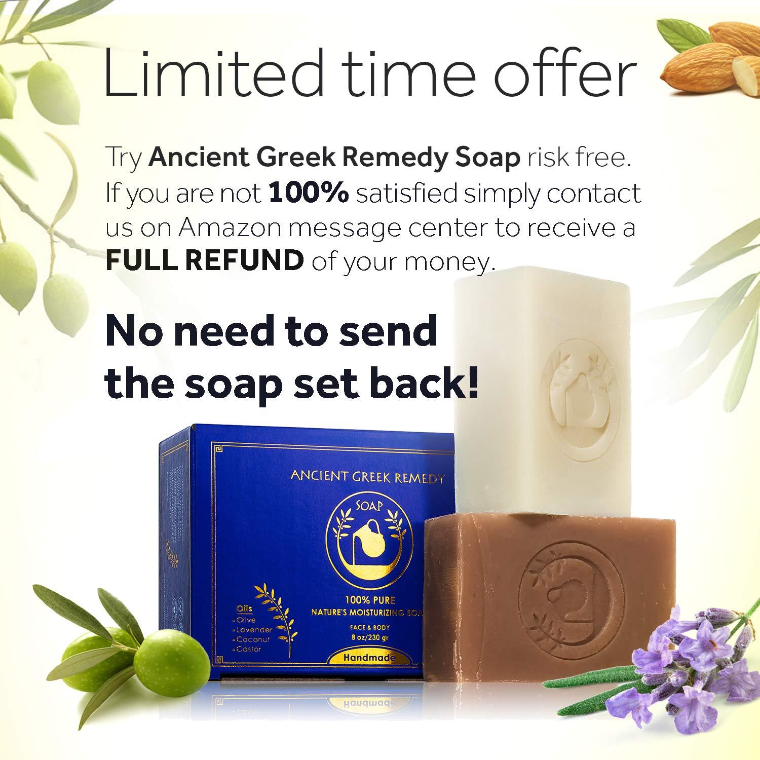 Pack of 2 Organic Face & Body Soap Bars for Dry, Normal & Sensitive