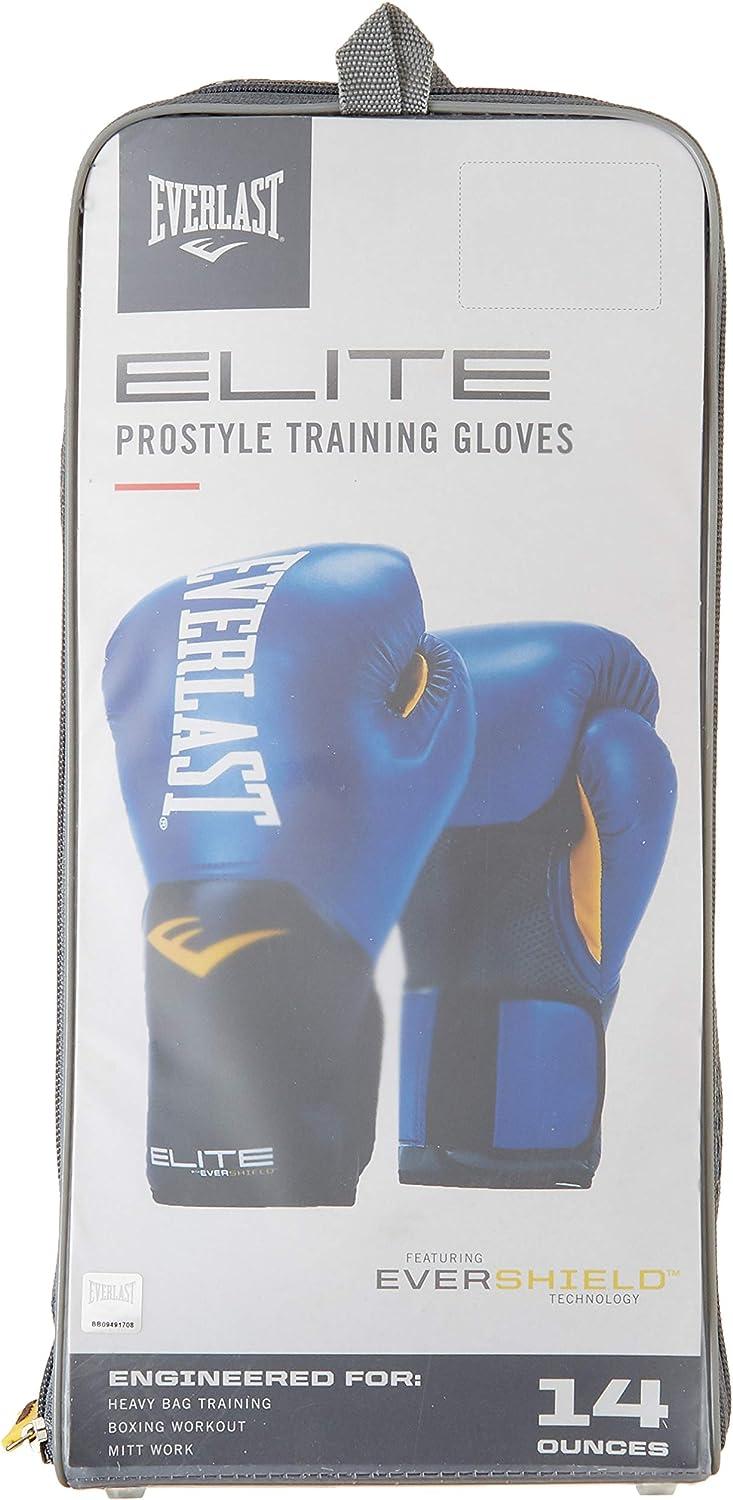 Everlast Elite Pro Style Training Gloves, Blue, 16 oz