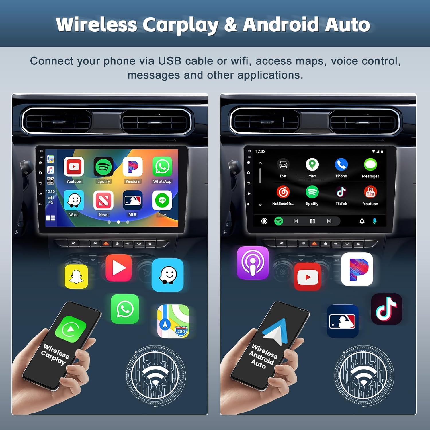 High Level 8 Core 2 DIN Android Car Radio Car Android Screen 4G DSP RDS  Wireless Carplay & Android Auto - China 13 Inch Car Stereo Android Auto  Screen for Car, Wireless