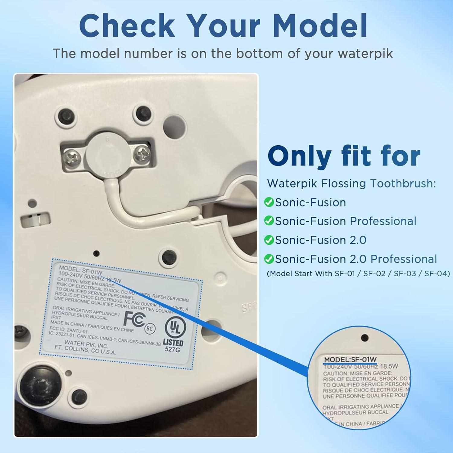 Replacement Toothbrush Heads for Water Pik Sonic Fusion (SF01 / SF02