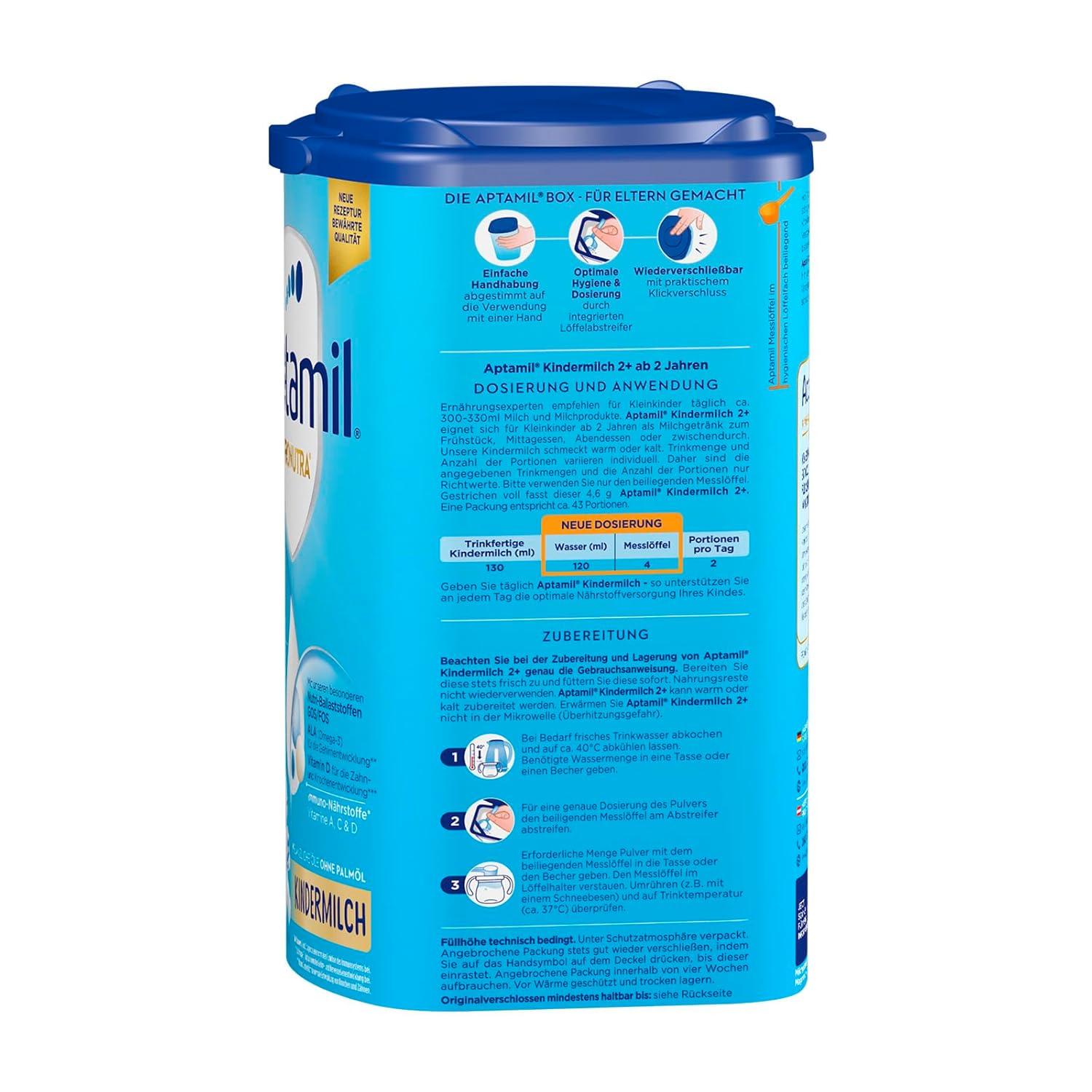 Apamil Children's Milk 2+ 800g 43 Portions Nutrient-Rich