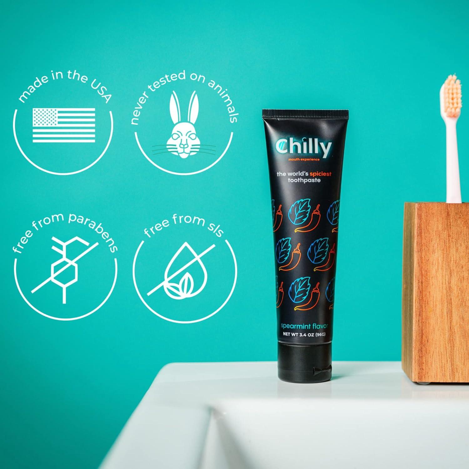 Chilly Toothpaste Spicy Whitening Toothpaste Intense Natural Spearmint