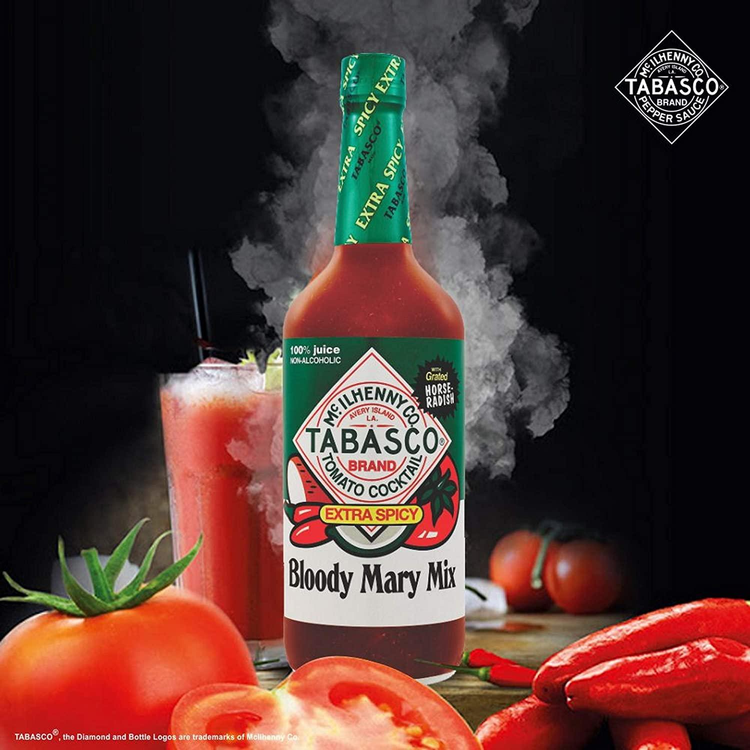 McIlhenny Tabasco Bloody Mary Mix 32 oz Spicy Cocktail Mixer