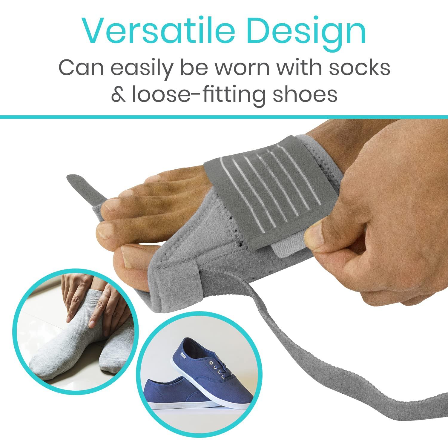 Vive Full Foot Bunion Splint Toe Separator and Corrector for Hallux