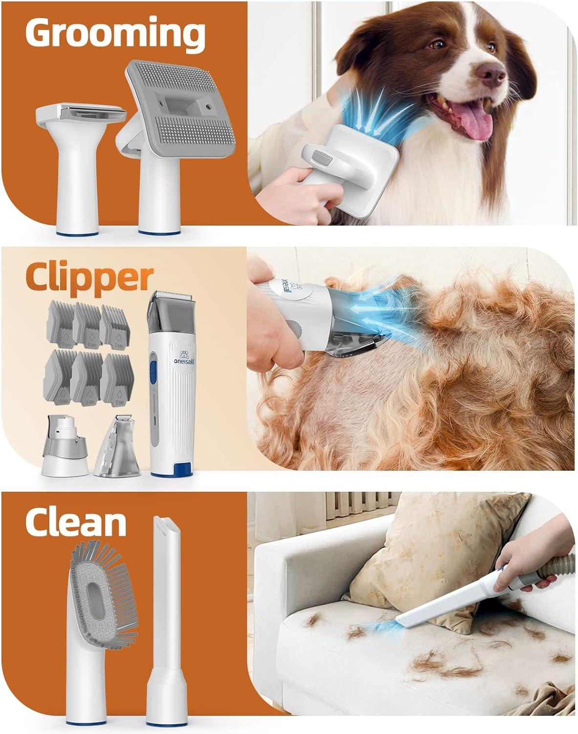 Pet Hair Clipper Clipper Vac Dog Grooming Dog Vacuum For Shedding