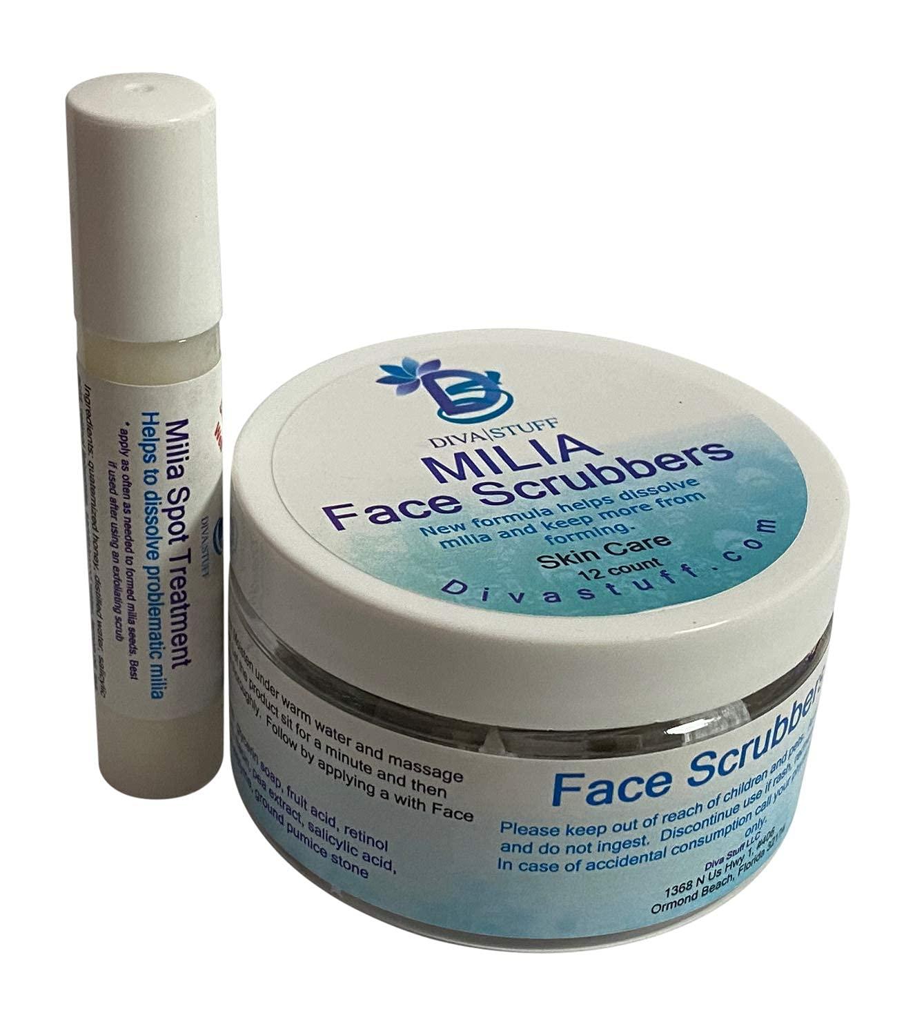 Milia Spot & Scrubbies Treatment SET, With Salicylic Acid, Retinol