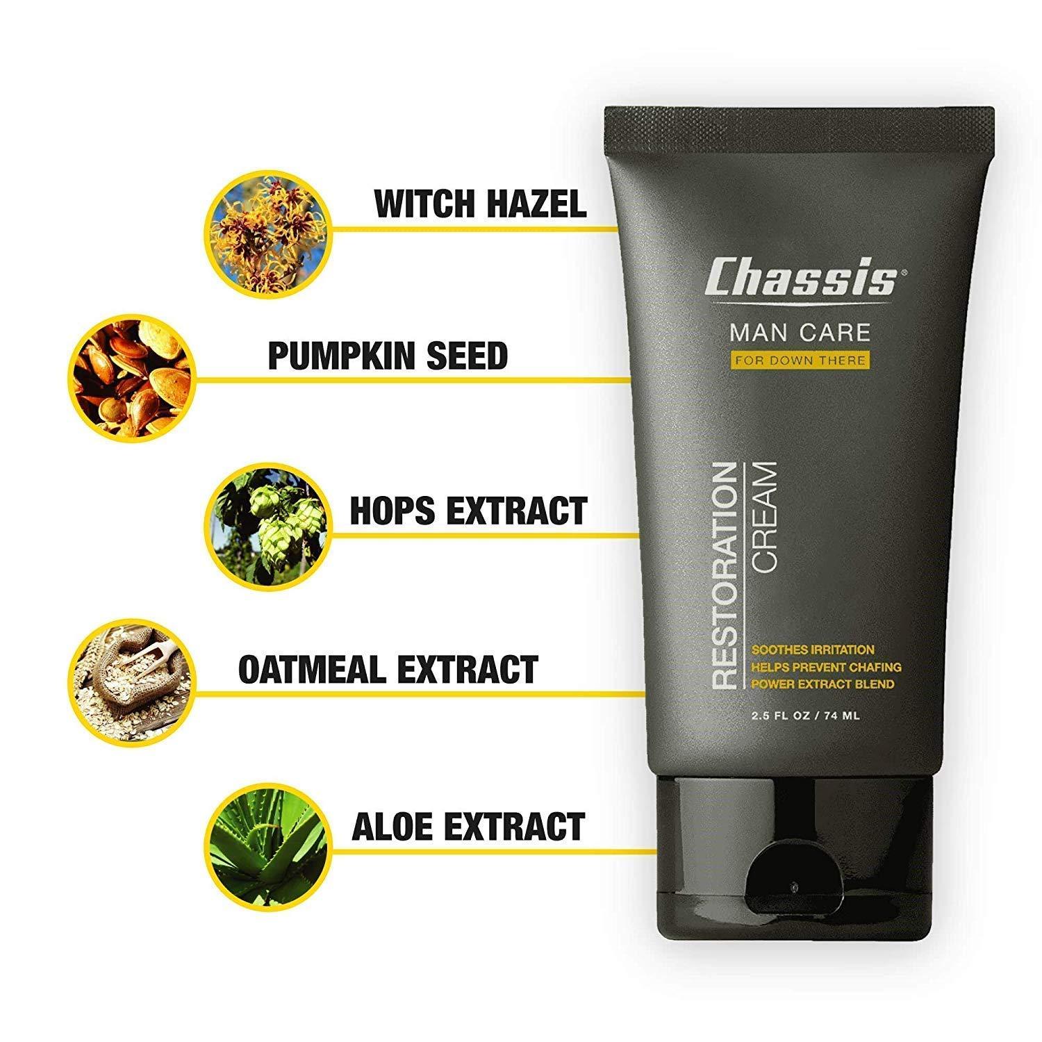 Chassis Man Care 5In1 Shower Primer 9.5 fl oz DualAction Body