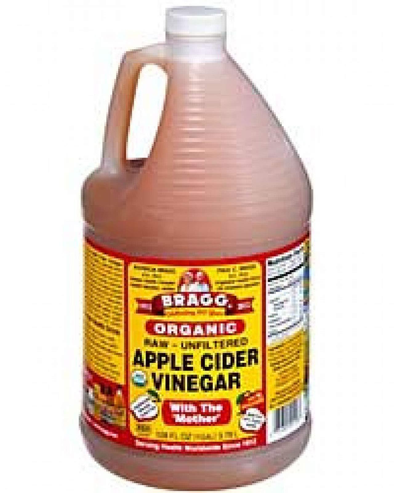 Bragg Organic RawUnfiltered Apple Cider Vinegar 1 Gallon Jug 128 Fl Oz