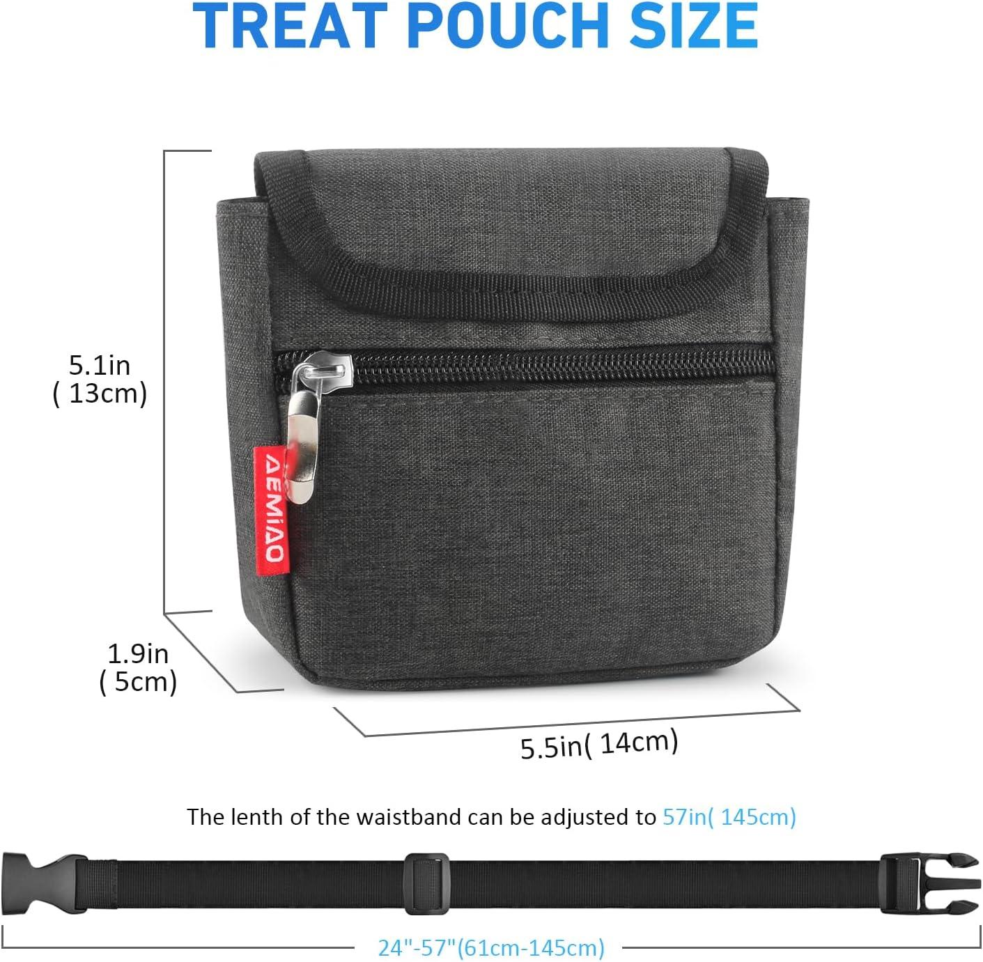Dog Treat Pouch Magnetic Closure, Puppy Training Bag With Removable