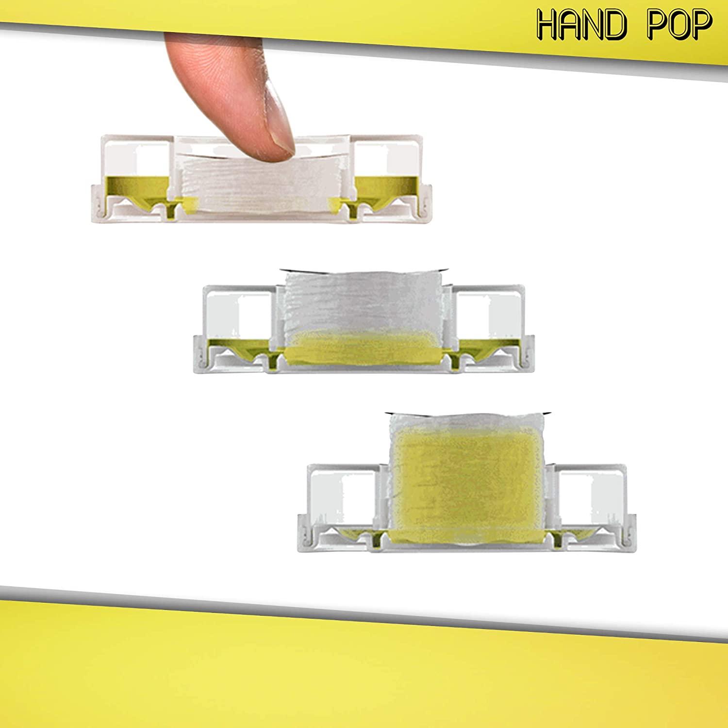 Hand Pop Lemon Scent Hand Wipes - 24 Single Use Towelettes, Alcohol ...