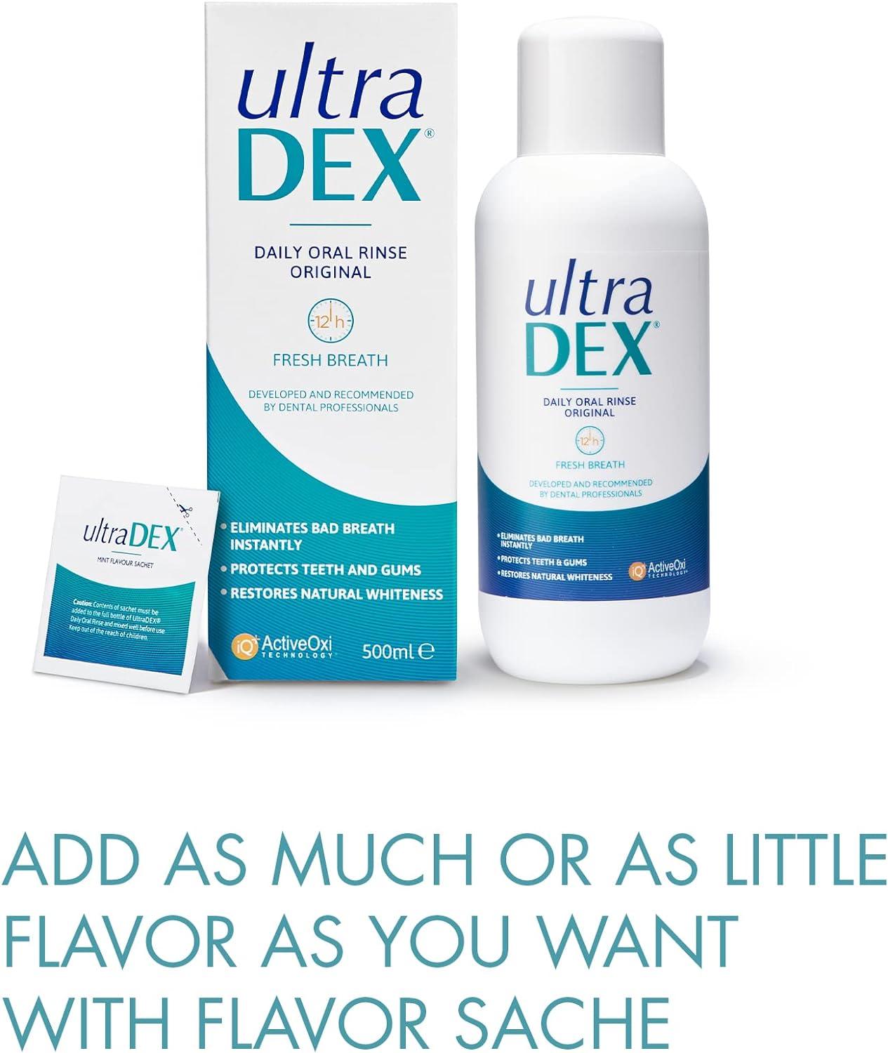 Ultradex Daily Oral Rinse 1000ml Oral Hygiene Solution for Fresh