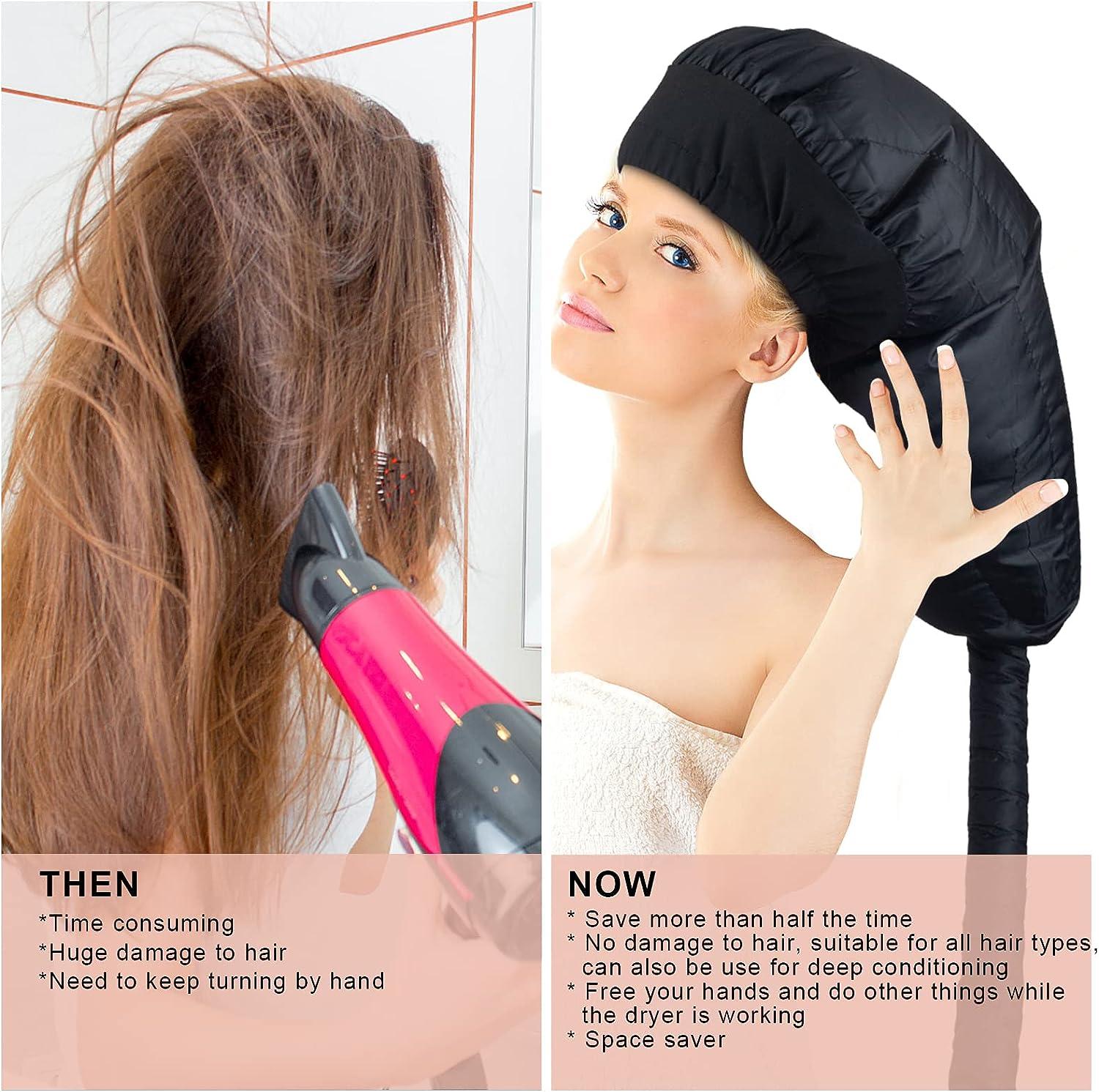Hood hairdryer Attachment Blow Dryer Cap for Hair