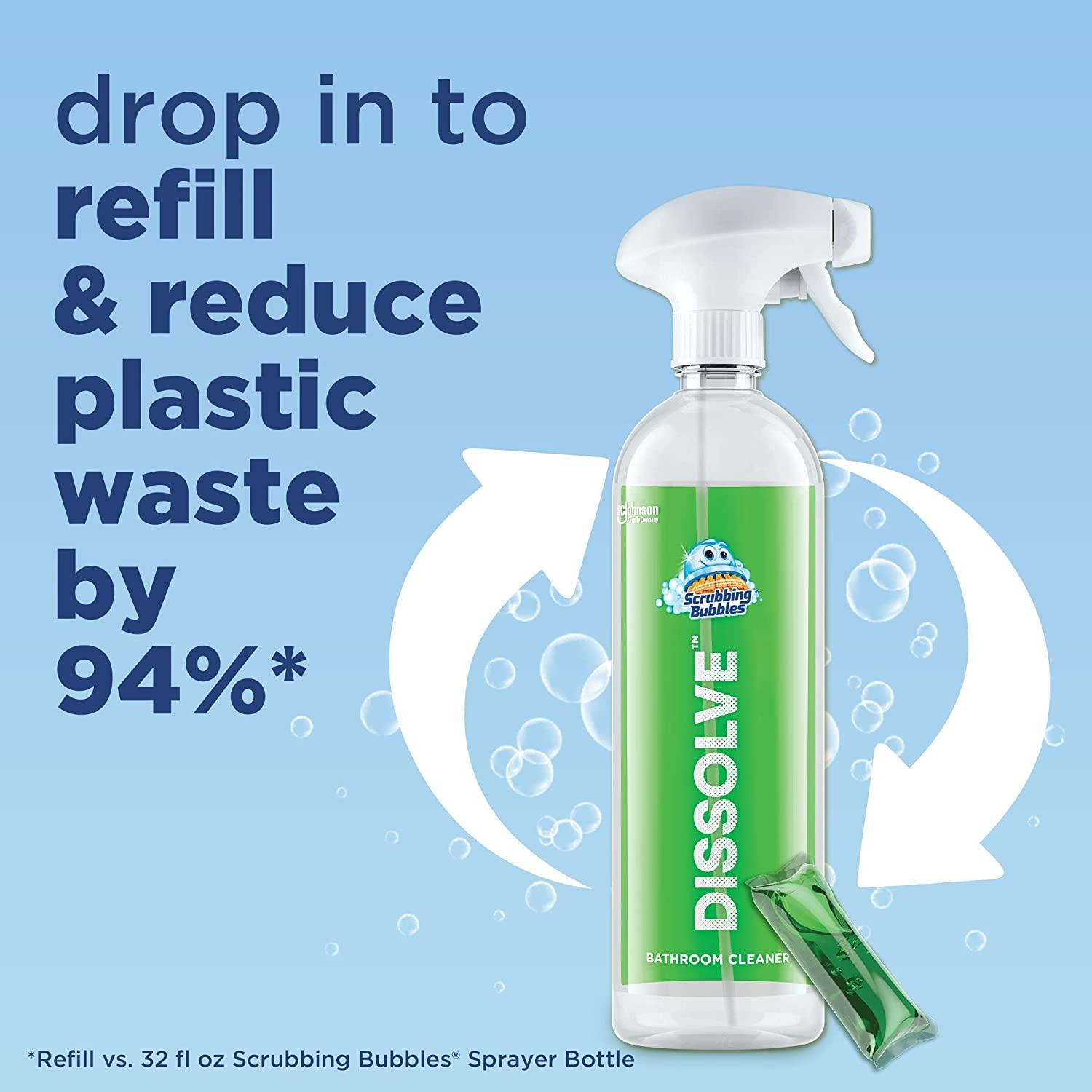 Scrubbing Bubbles Dissolve Concentrated Pod Bathroom Cleaner, Starter