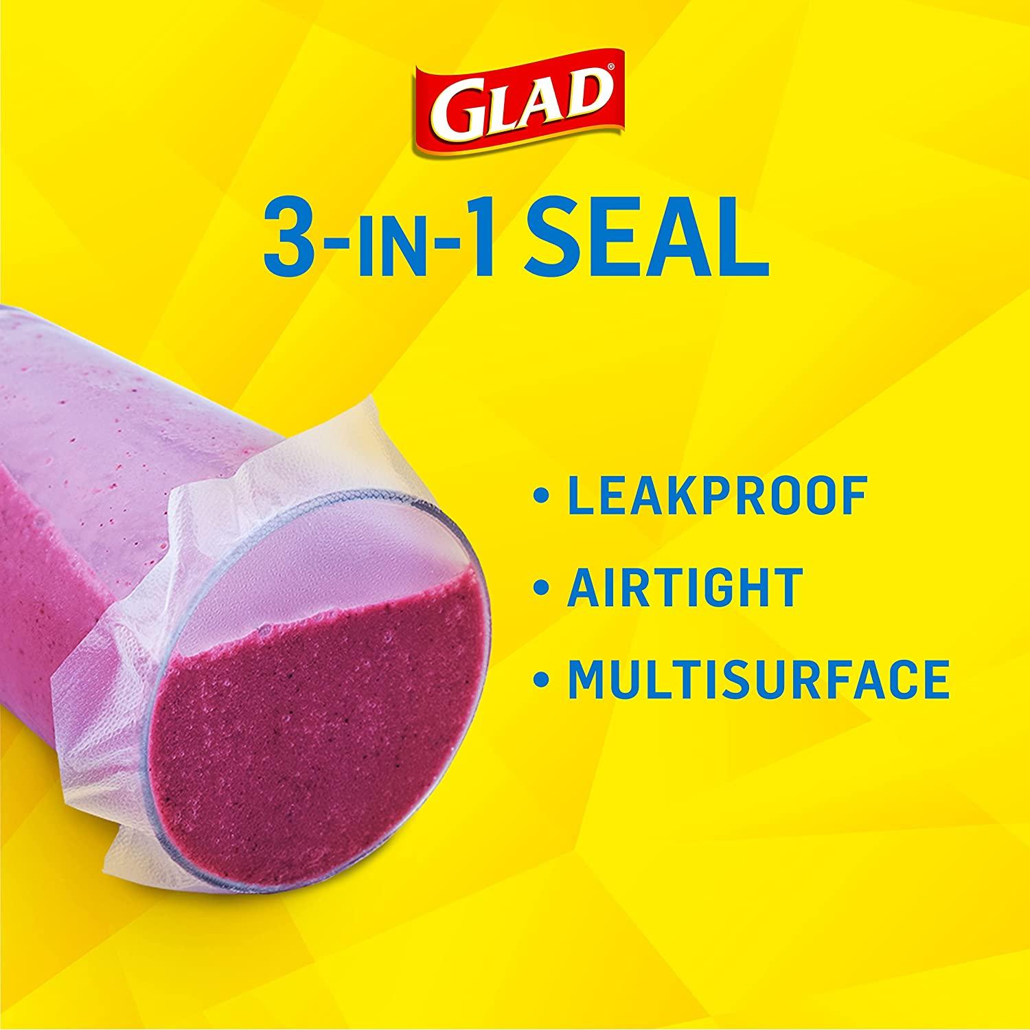 Glad Plastic Food Wrap Variety Pack Press'n Seal, Freeze N Seal