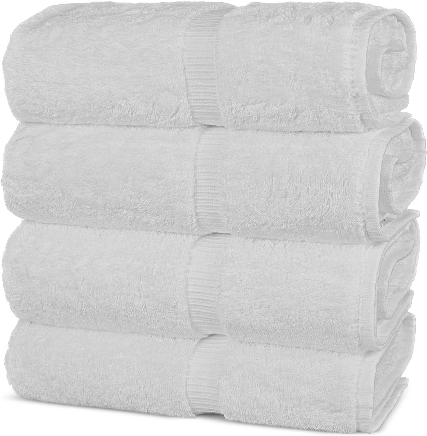 Chakir Turkish Linens | Hotel & Spa Quality 100% Cotton Premium Turkish Towels | Soft & Absorbent (12-Piece Washcloths White)