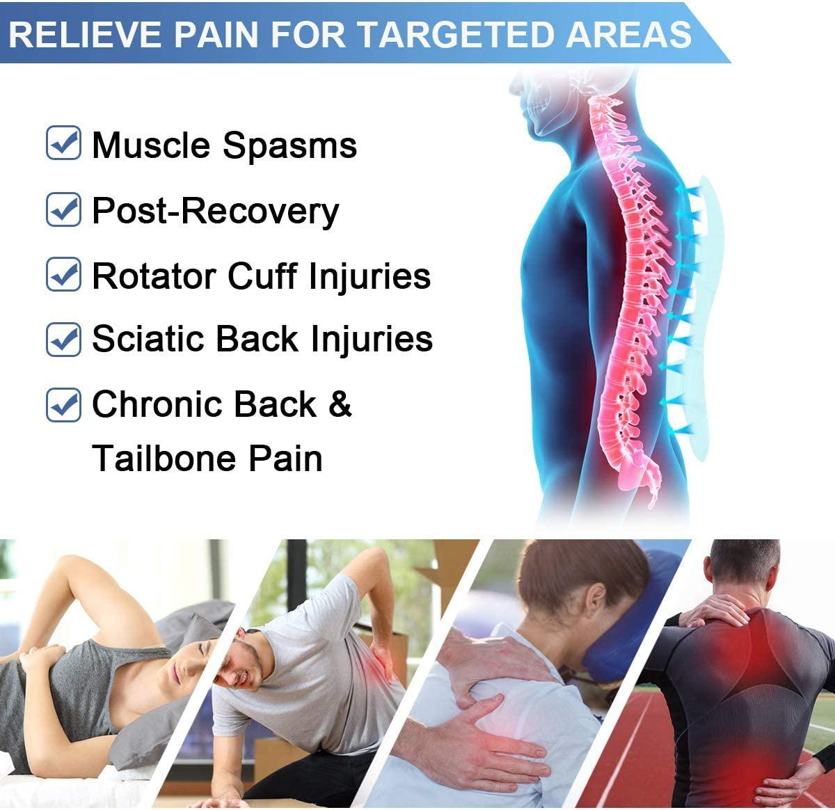 REVIX Large Ice Pack for Back Pain Relief, Cold Packs for Injuries