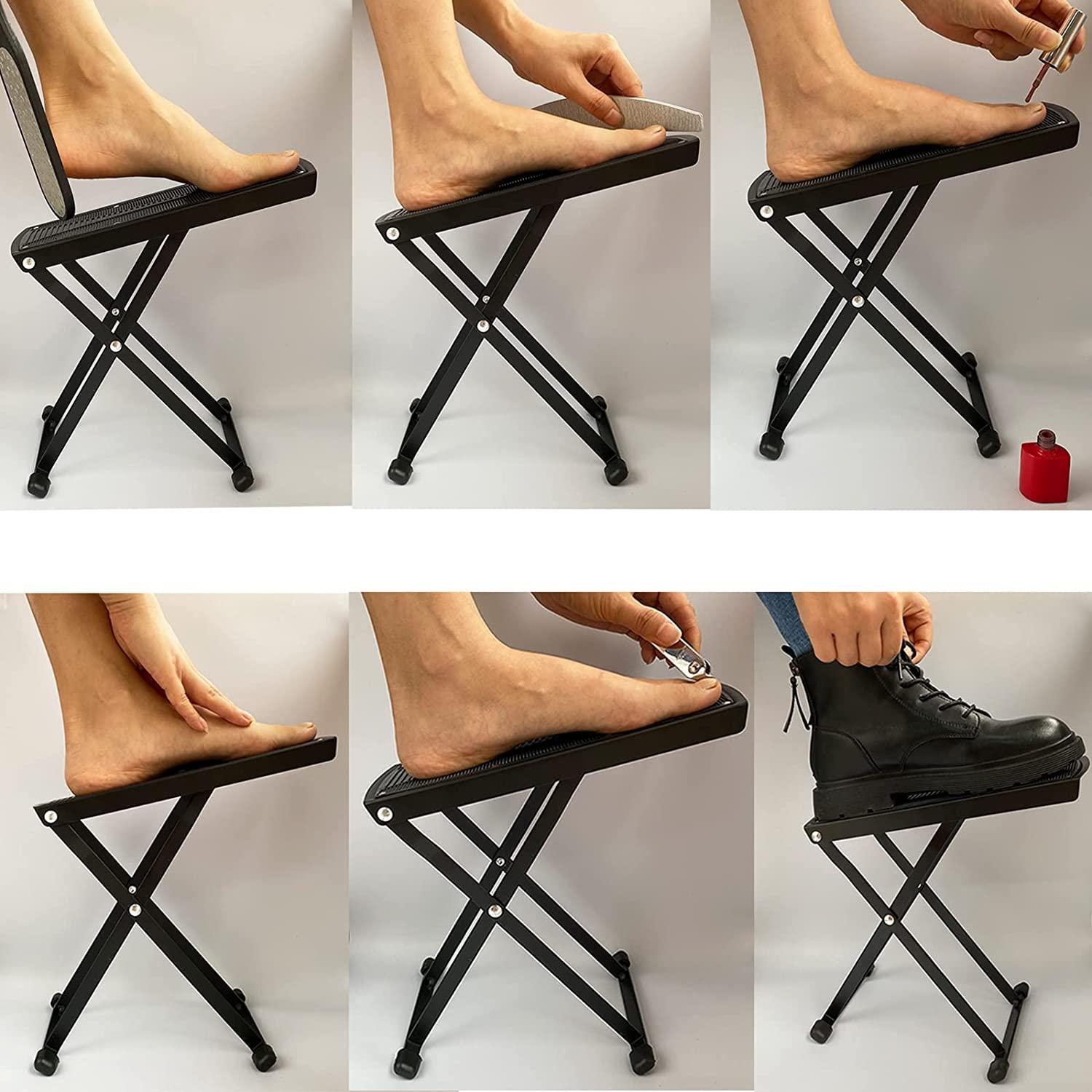 Pedicure Foot Rest Stand Beauty Footrest for Pedicures Adjustable