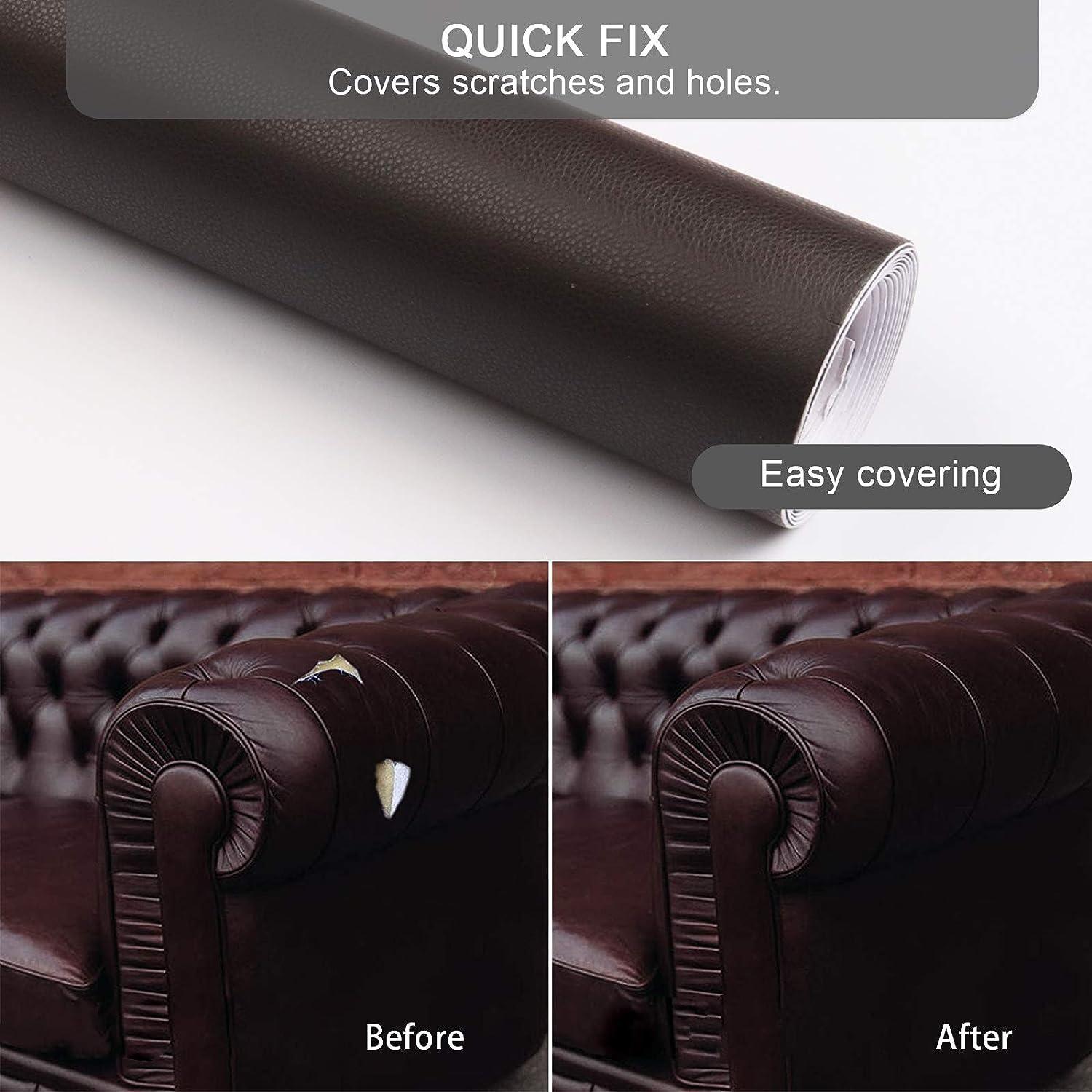 Leather Repair Tape Self-Adhesive Patch for Couch Furniture Sofas
