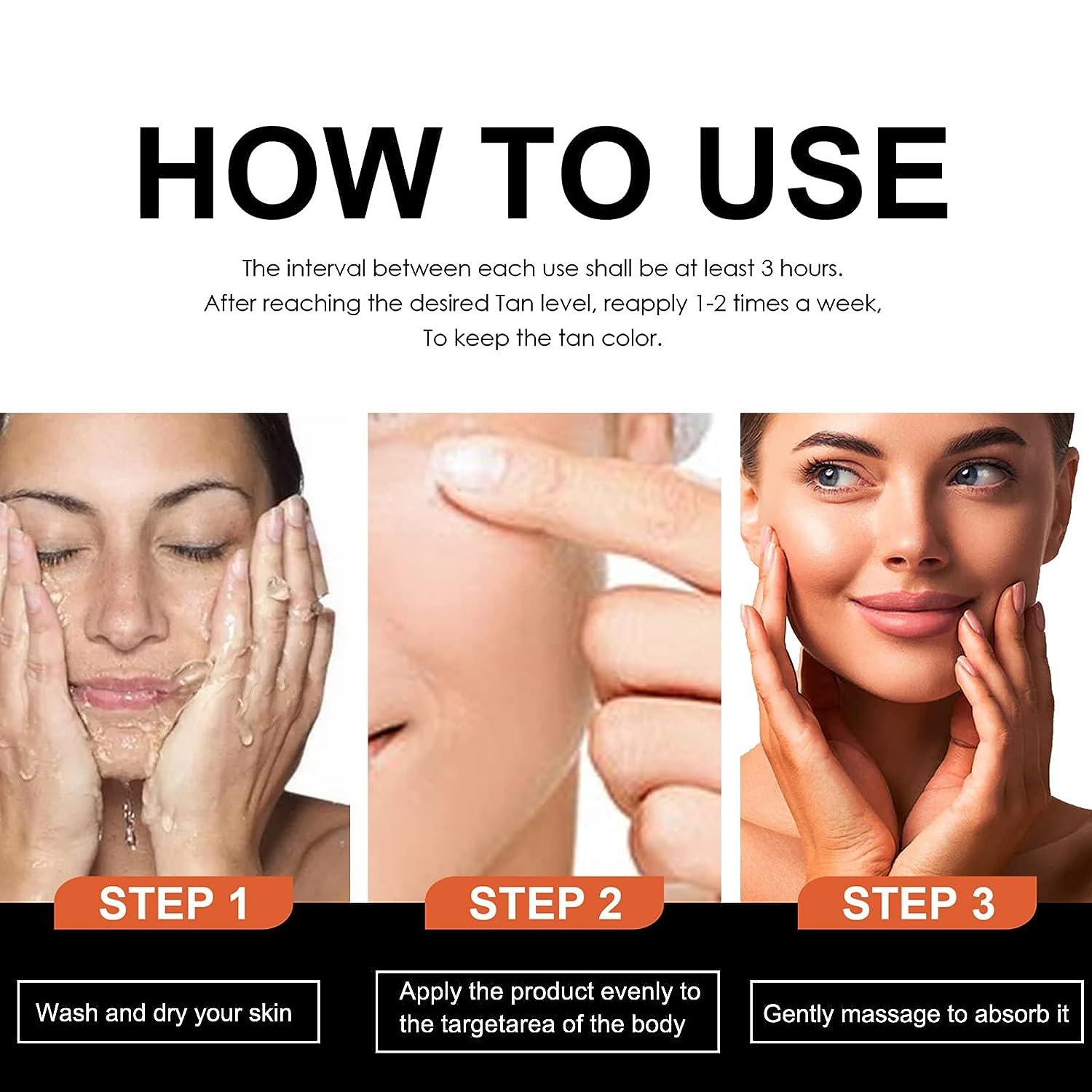 Carroten 100G Eelhoe Tanning Gel Soft Brown Accelerator Cream for