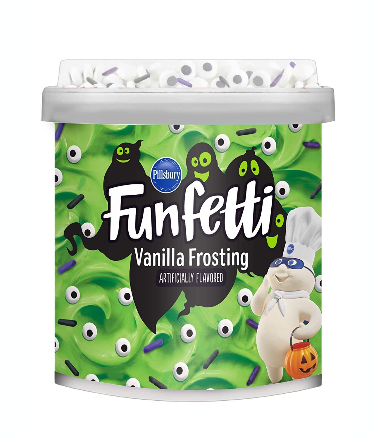 HALLOWEEN PILLSBURY FUNFETTI CAKE MIX AND Halloween FUNFETTI VANILLA