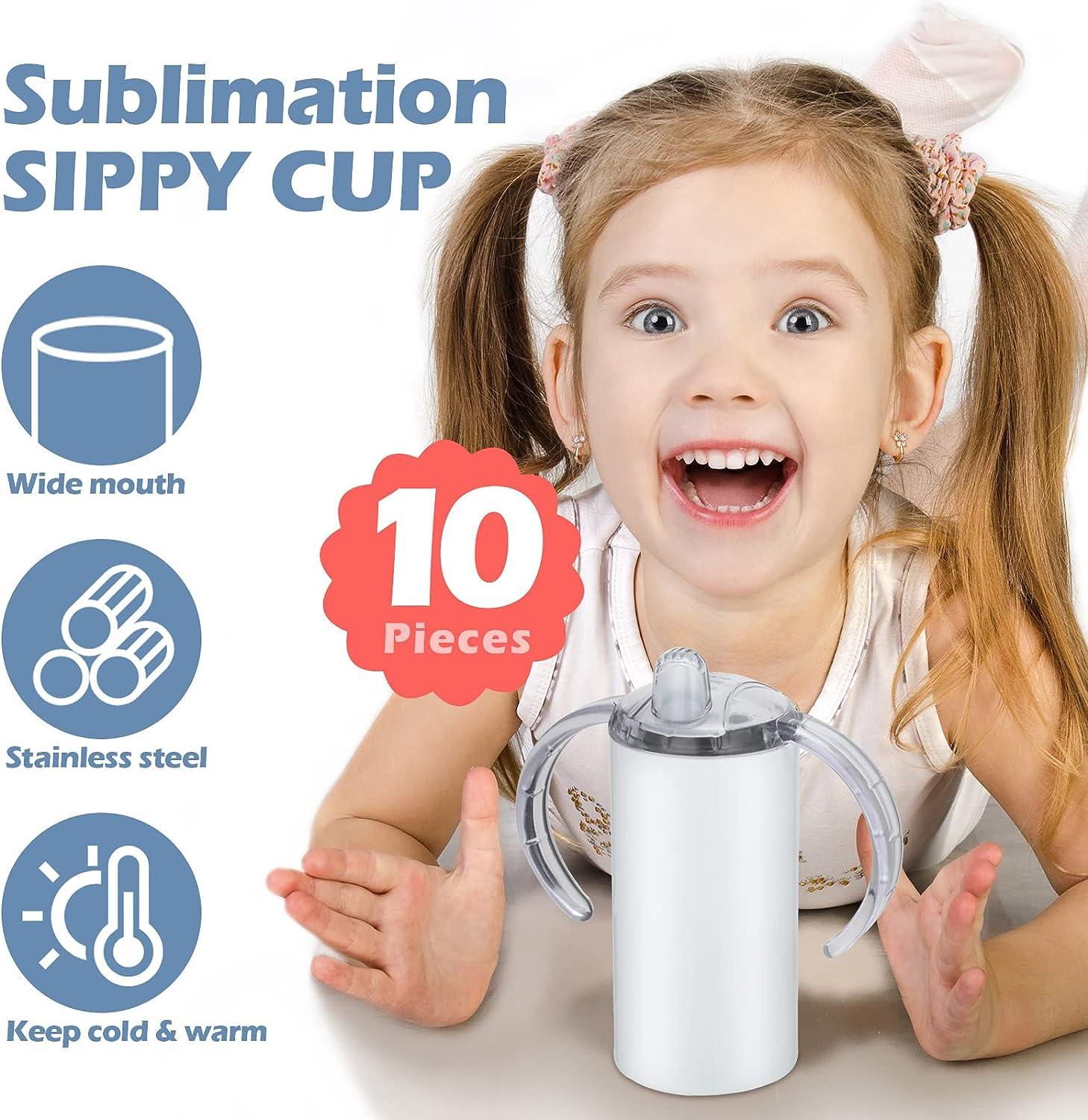 10 oz Sublimation Sippy Cup 
