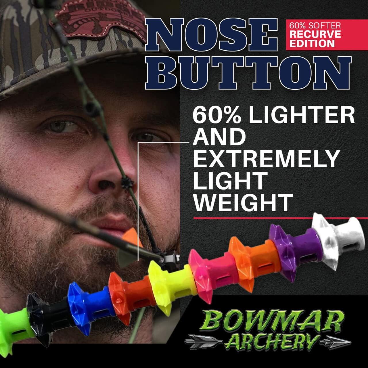 Bowmar Archery Nose Button Recurve Edition, Extremely Light Weight
