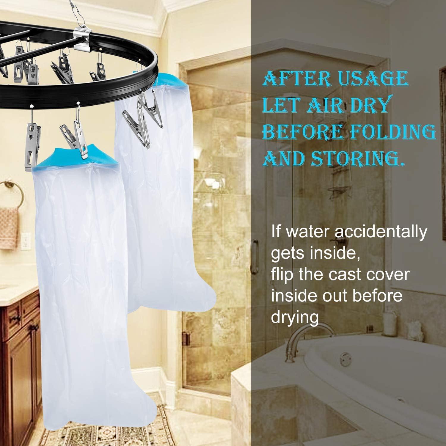 Waterproof Cast Covers for Shower Leg Adult Full long leg Protection to