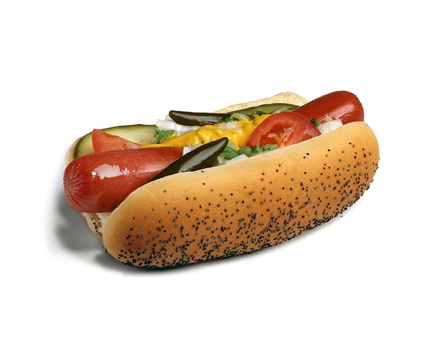 S.Rosen's Mary Ann Chicago Hot Dog Stand Poppyseed Hot Dog Buns (Case