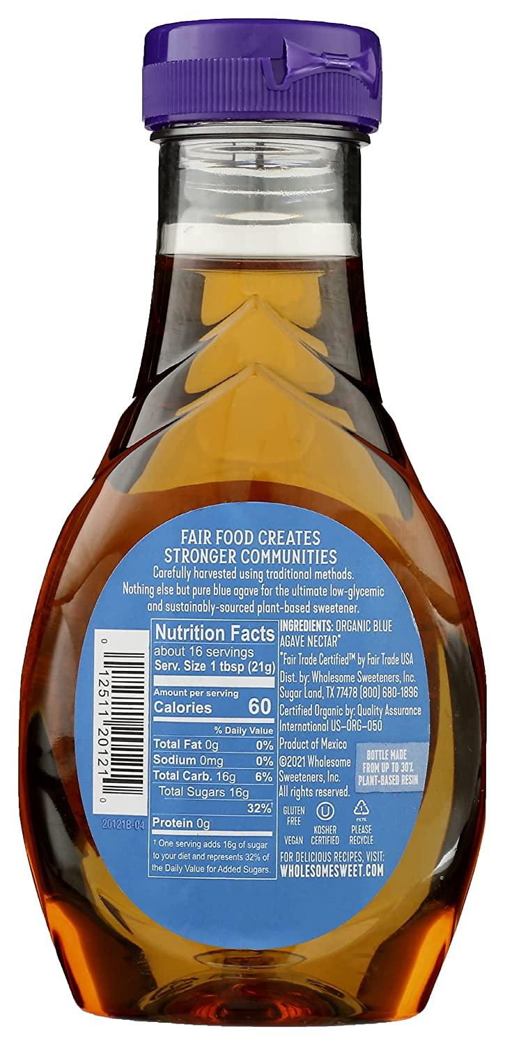 Wholesome Sweeteners Organic Blue Agave Syrup 11.75 oz - Pure Natural  Sweetener | Buy Now with Express International Delivery | GoSupps.com
