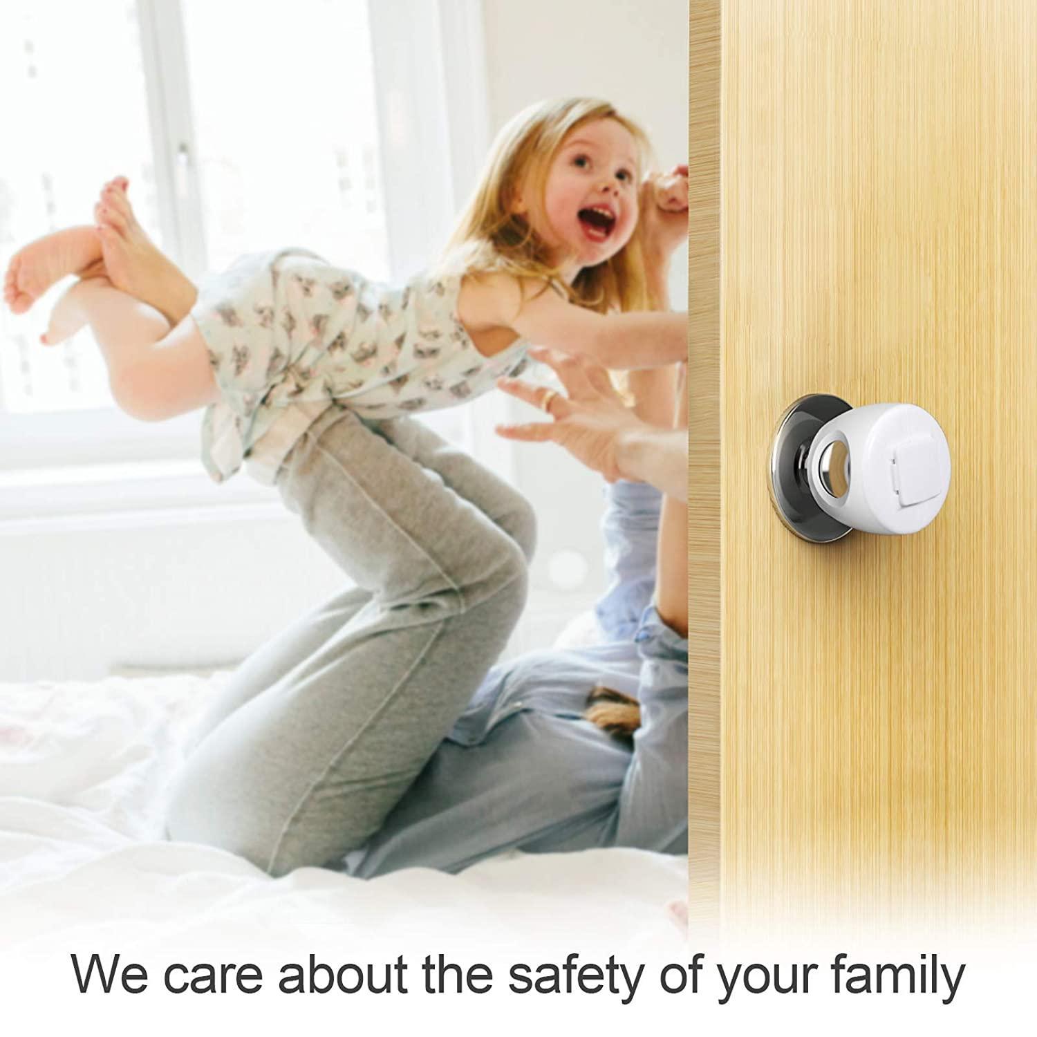 Door Knob Safety Cover for Kids, Child Proof Door Knob Covers, Baby