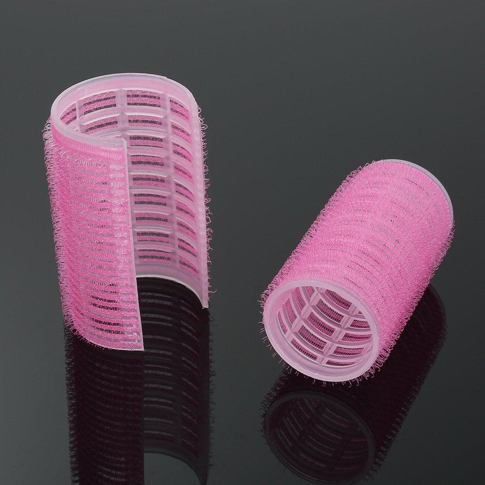 2Pcs/Set Plastic Hair Rollers Curlers Bangs Self-Adhesive Hair Volume Hair  Curling Styling Tools Magic Women DIY Makeup Tools S