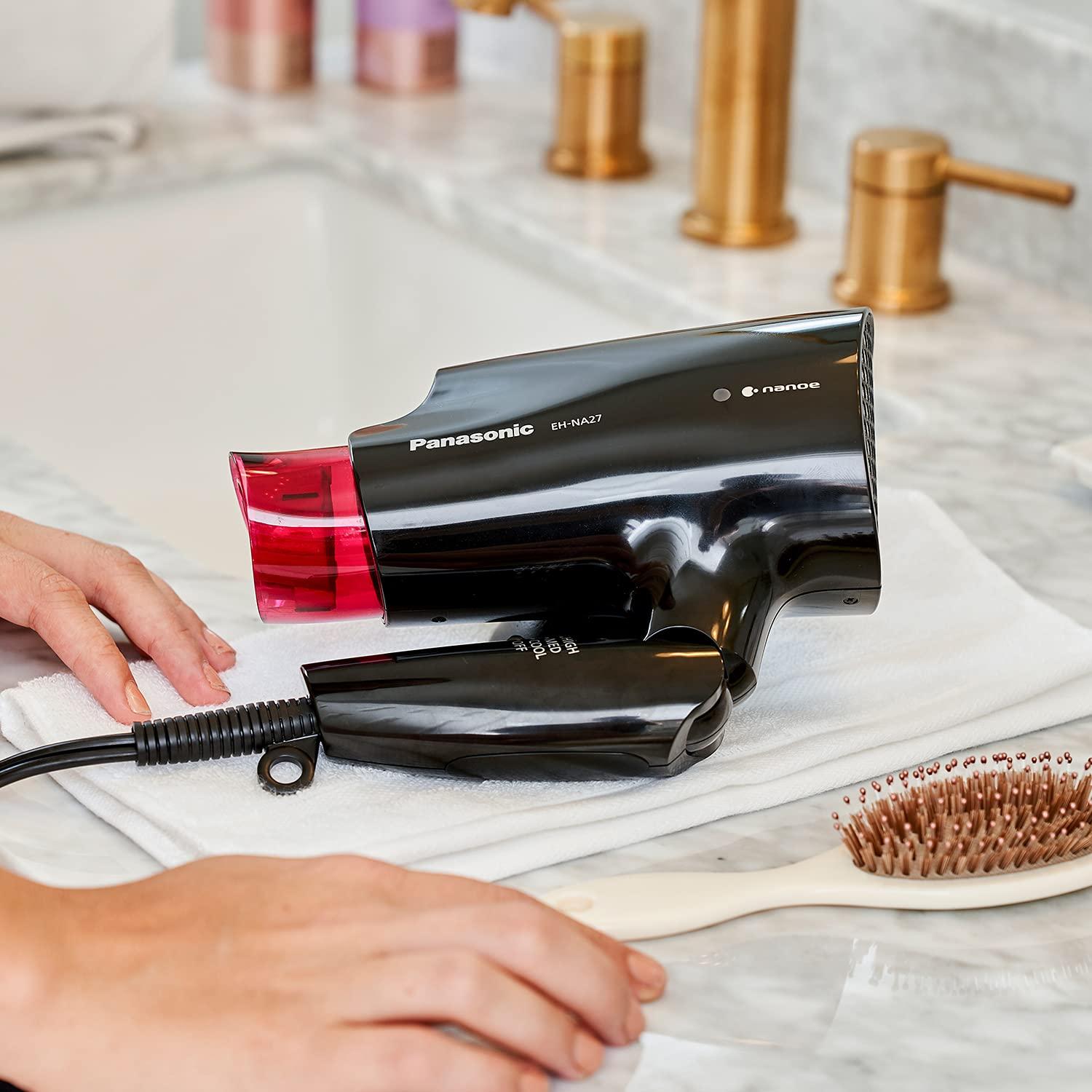 Panasonic nanoe Compact Hair Dryer | 1400W Portable Dryer with