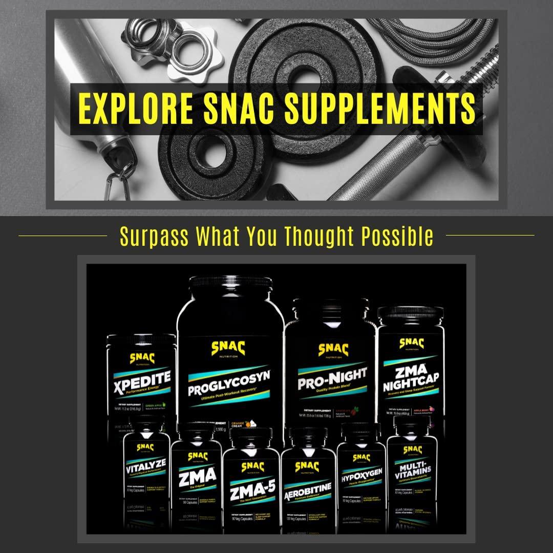 SNAC ZMA5 Sleep Aid Supplement Muscle Recovery, Growth, Immune